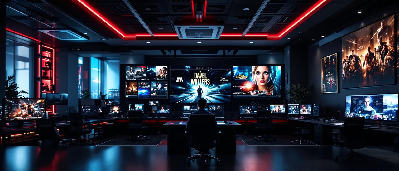 橙光视频9公司办公室 - 专业影视内容平台团队工作环境